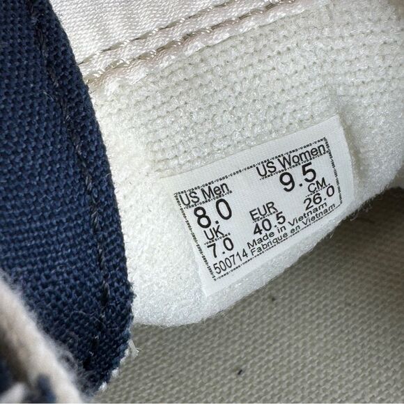 Vans SK8 Low Reissue Retro Stripes Lace Up Sneakers Blue Multi 8 Men 9.5 Women - Picture 10 of 10